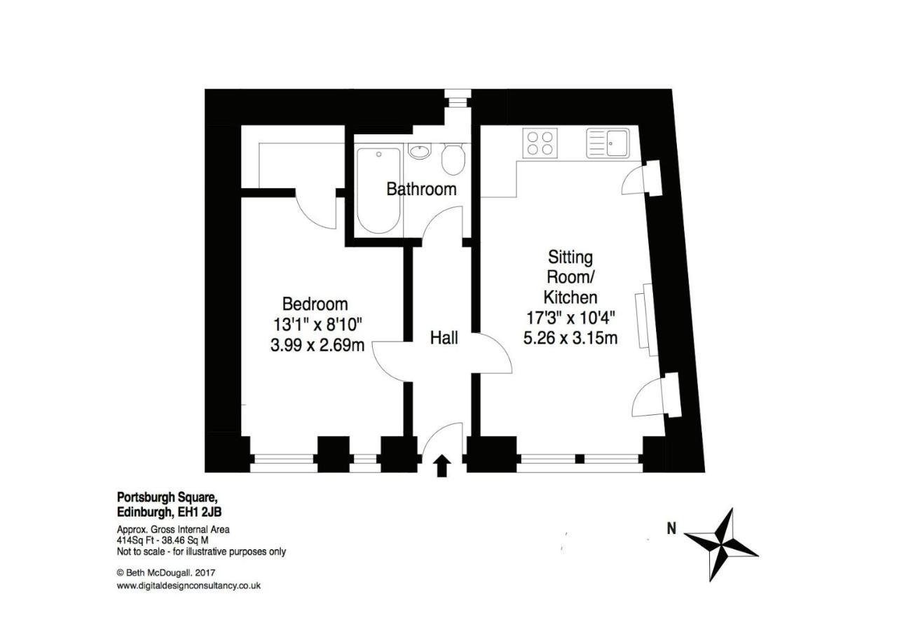 The Portsburgh Square Residence 에든버러 외부 사진